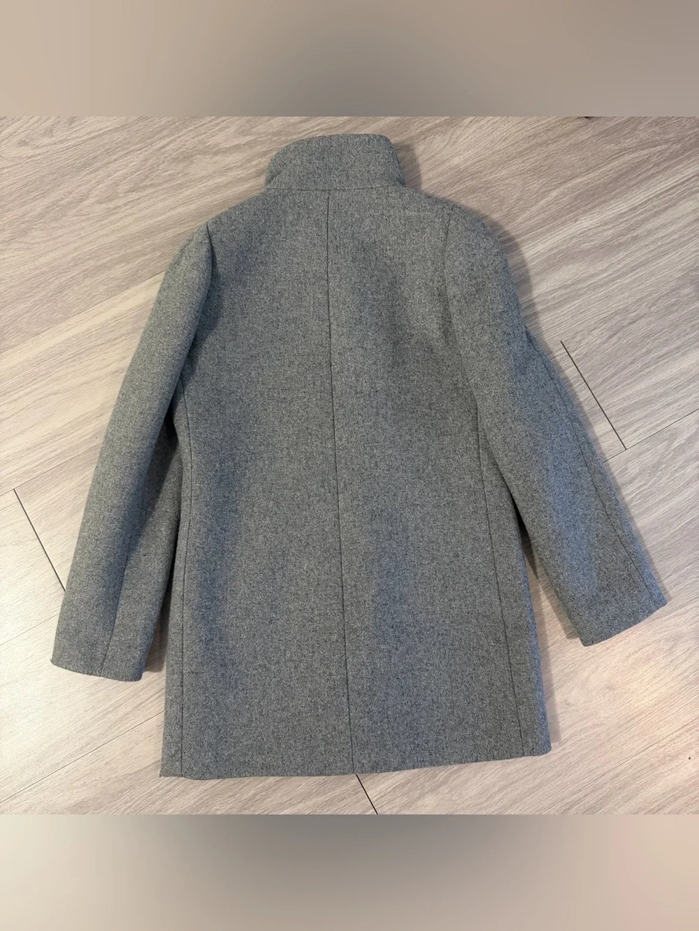 J. Crew Mercantile, Gray Wool Blend‎ Standing Collar Coat - | Women’s 00